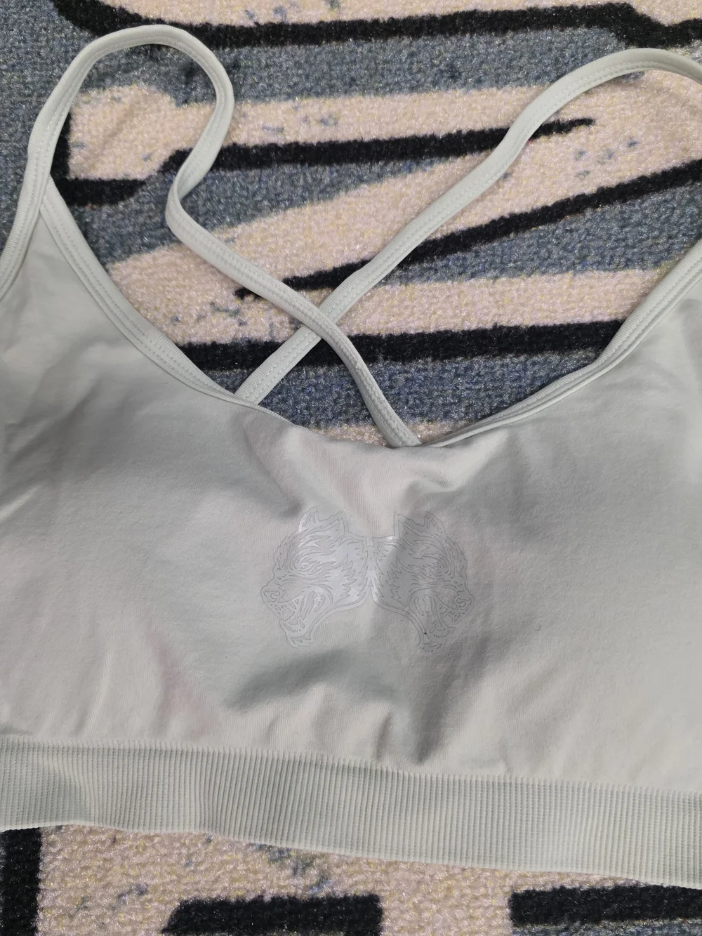 lululemon athletica Light Blue Strappy Sports Bra